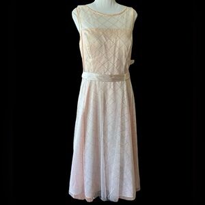 Jessica Howard Sleeveless Formal Dress w/Belt Size 10